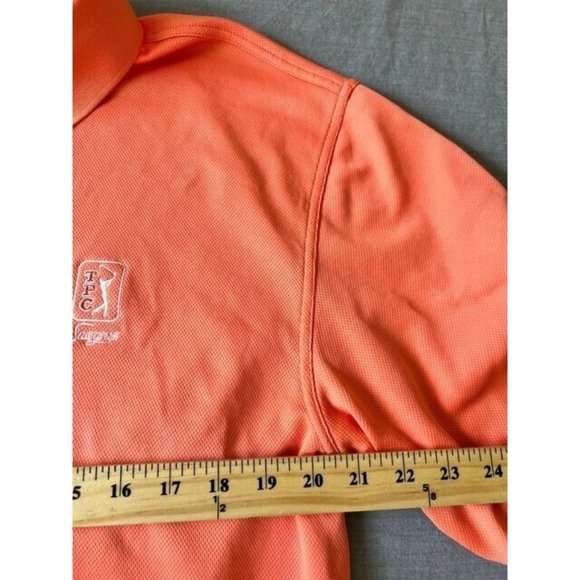 Oxford Golf Sawgrass Polo Shirt Adult Extra Large Orange Short Sleeve Mens - Picture 7 of 9